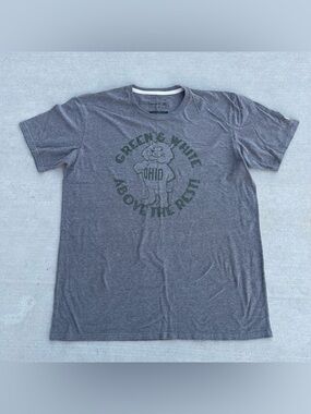 Homefield Green And White Above The Rest Size 2XL Ohio University T-Shirt Gray